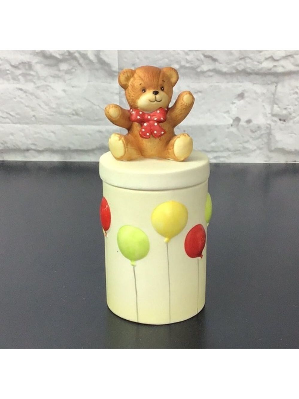 Vintage Enesco Rigglets Lucy & Me Teddy Bear Jar